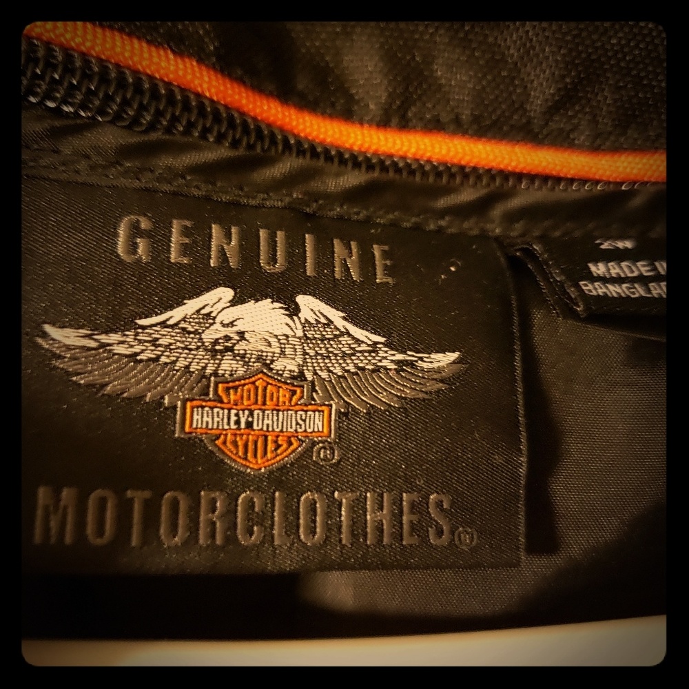 Harley womens 2W Leather Roding Jacket